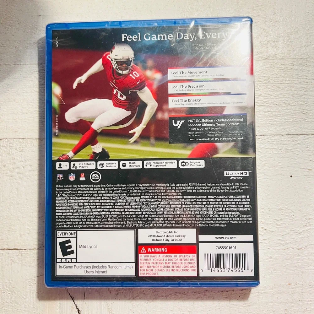 Madden NFL 21 NXT LVL Edition Sony PlayStation 5 PS5 New Sealed Lamar Jackson